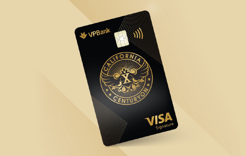 Thẻ tín dụng VPBank - California Centuryon Visa Signature