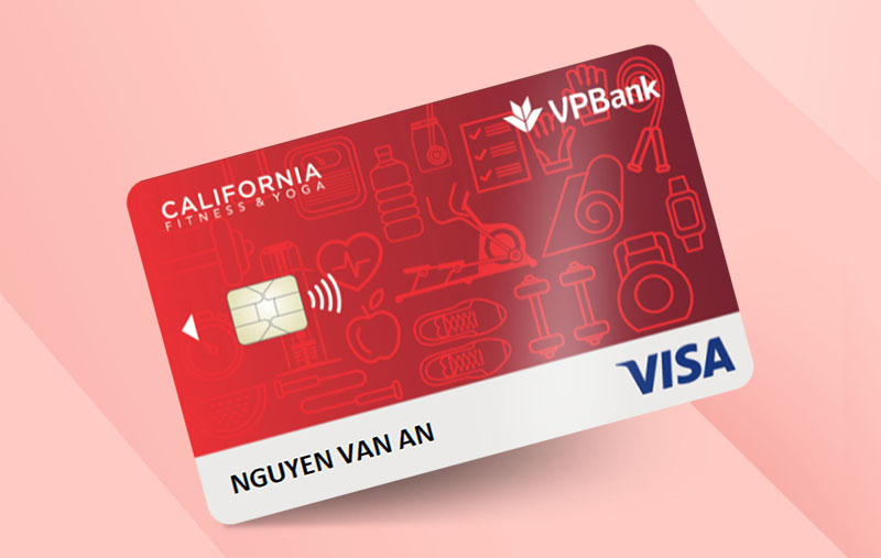 Thẻ tín dụng VPBank California Fitness Visa Platinum