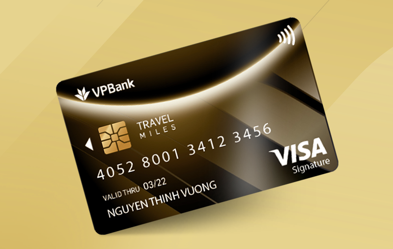Thẻ tín dụng VPBank Visa Signature Travel Miles