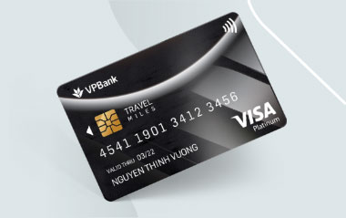 Thẻ ghi nợ quốc tế VPBank Visa Platinum Travel Miles