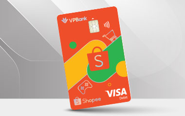 Thẻ ghi nợ Quốc tế Visa VPBank Shopee