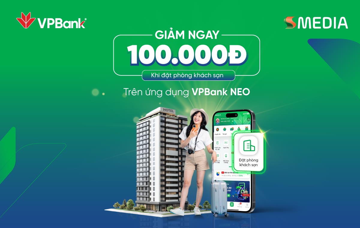 Đại tiệc ưu đãi 30/4 - 1/5: Đặt phòng khách sạn, giảm tới 100K!