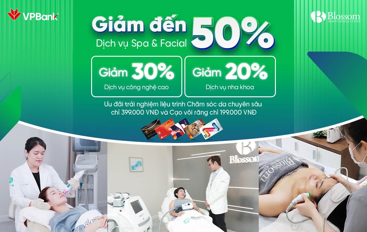 Ưu đãi làm đẹp đến 30% tại Blossom Beauty Medical Center
