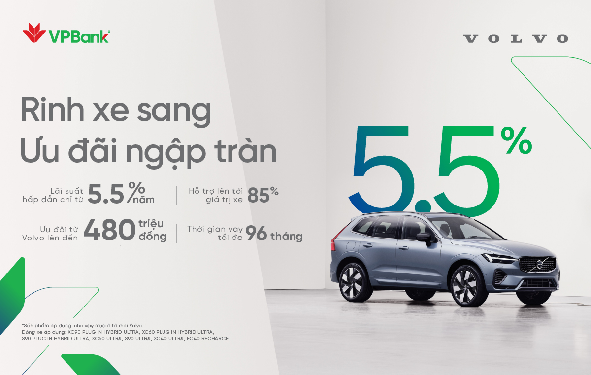 HOT: Drive Off in a Volvo with VPBank Financing!