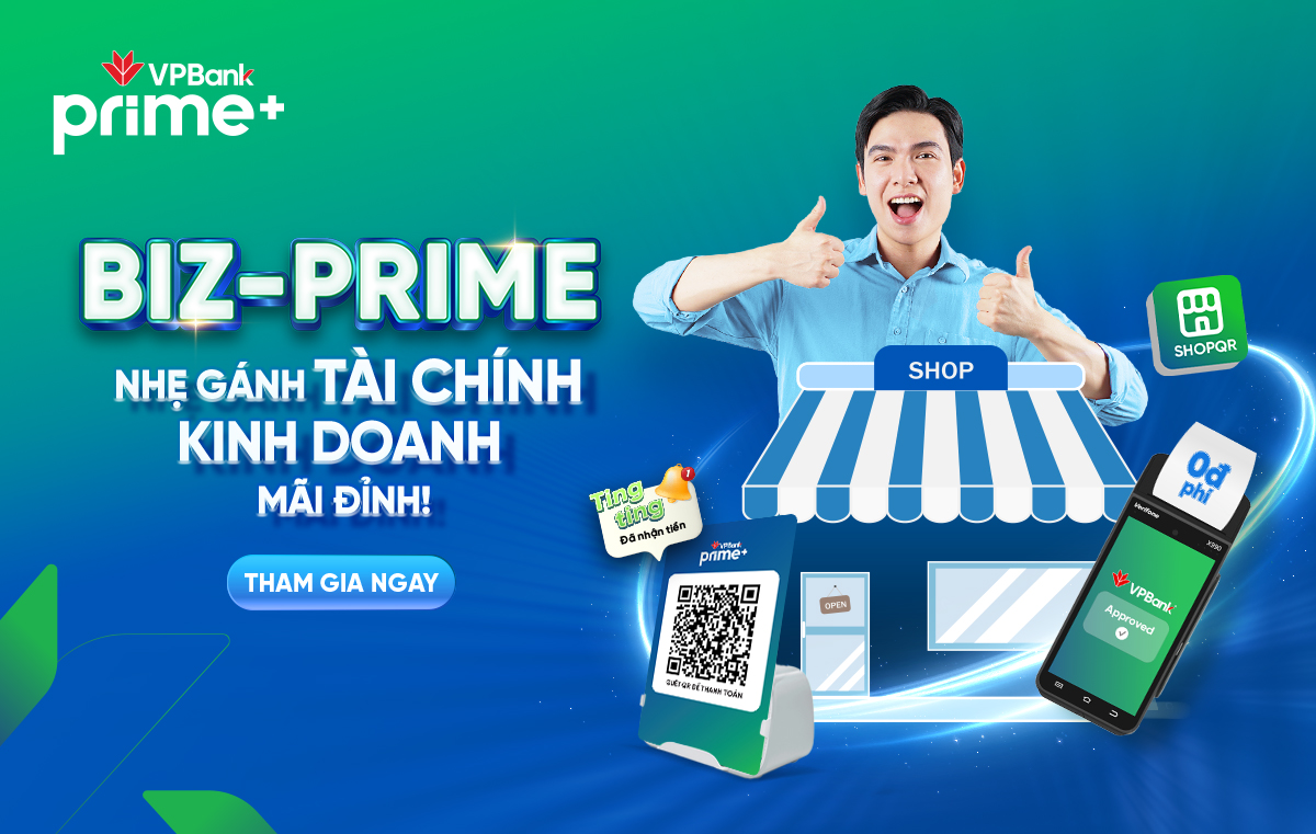 Chào đón Biz Prime - Trợ thủ giúp bứt phá kinh doanh dành riêng cho hội viên VPBank Prime