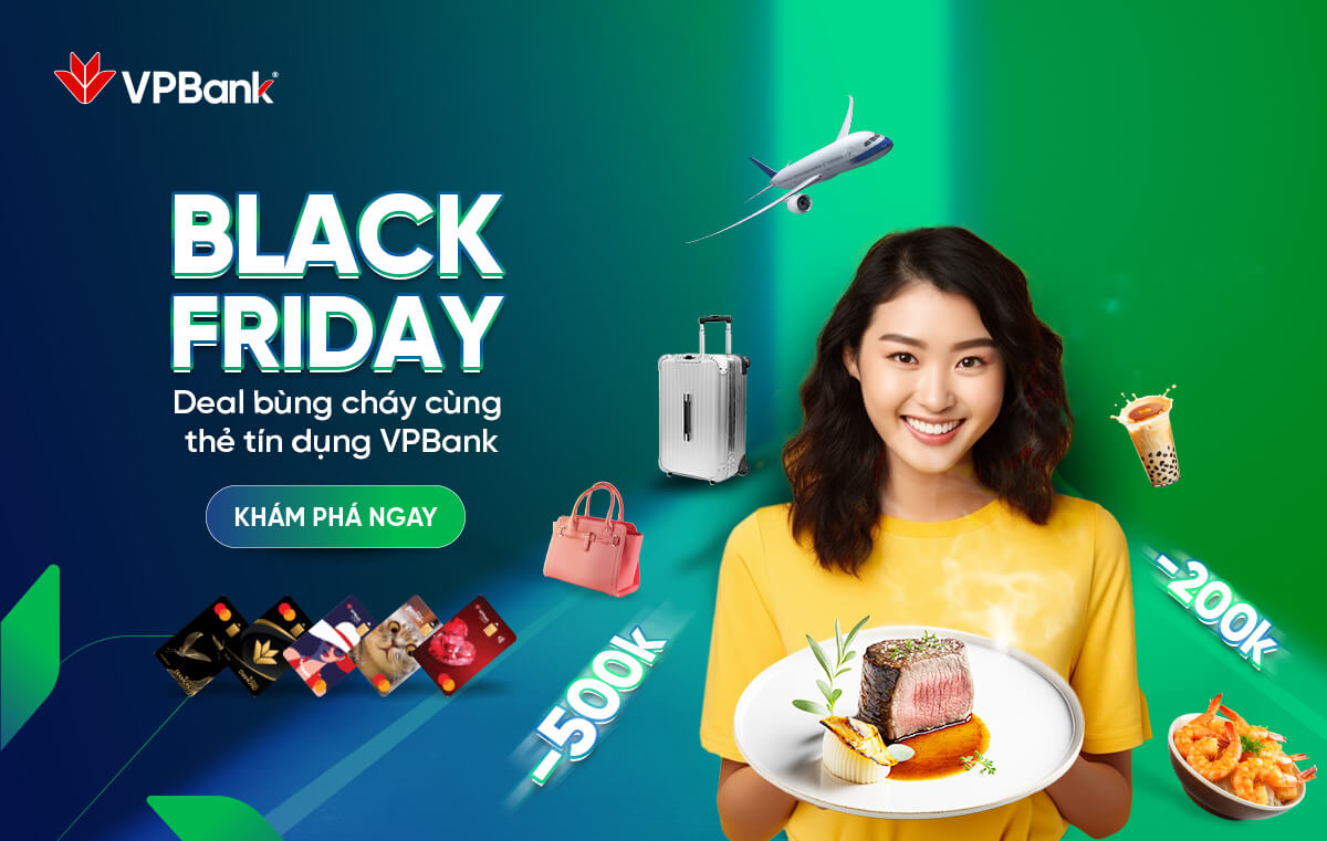 Ưu đãi ngập tràn cùng thẻ tín dụng VPBank